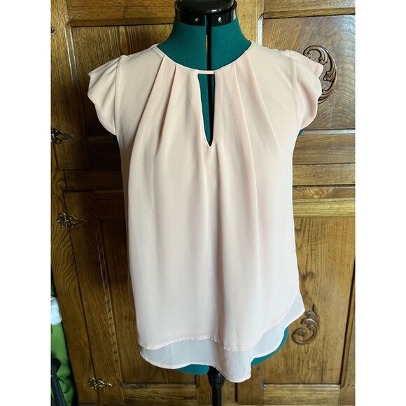 Monteau Flutter Sleeve Blouse - Picture 1 of 5